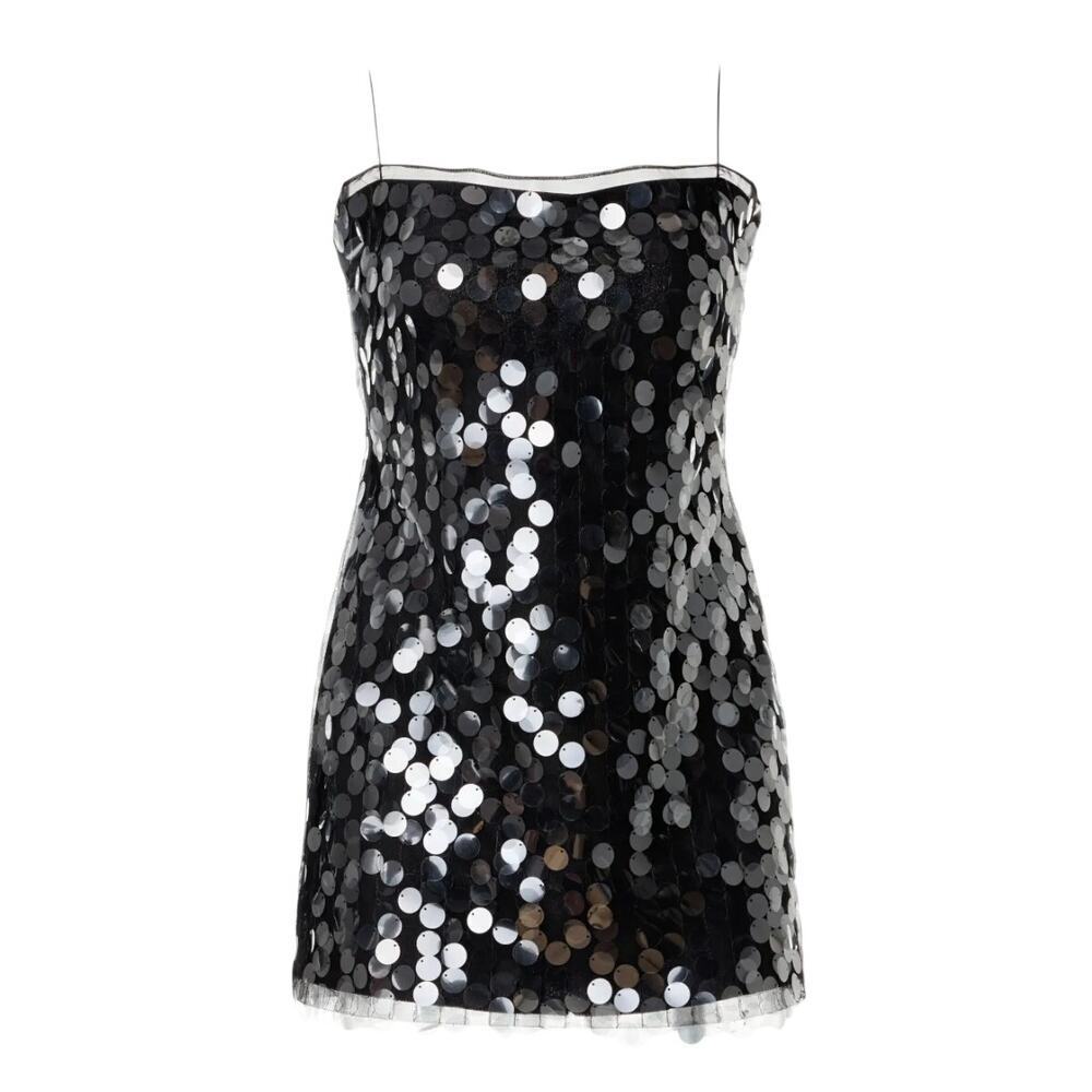 16ARLINGTON Fia Sequin Mini Dress in Black, Size US 12​